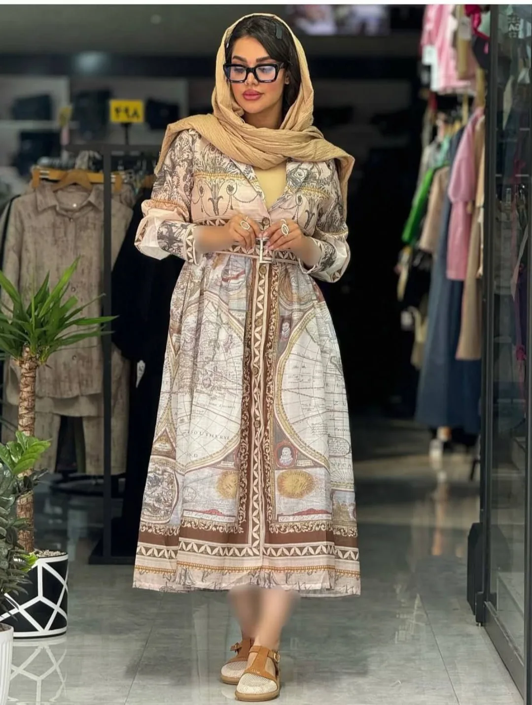 پیراهن طرح دار