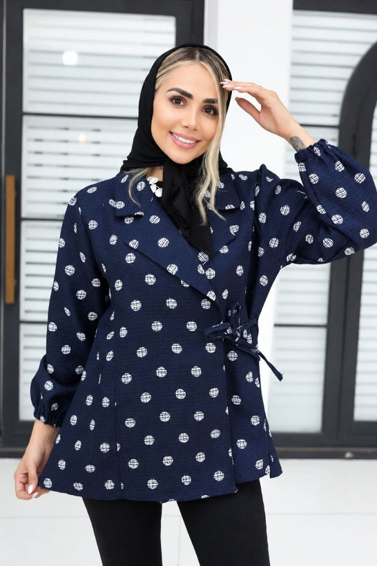 مانتو یقه انگلیسی زمستانه